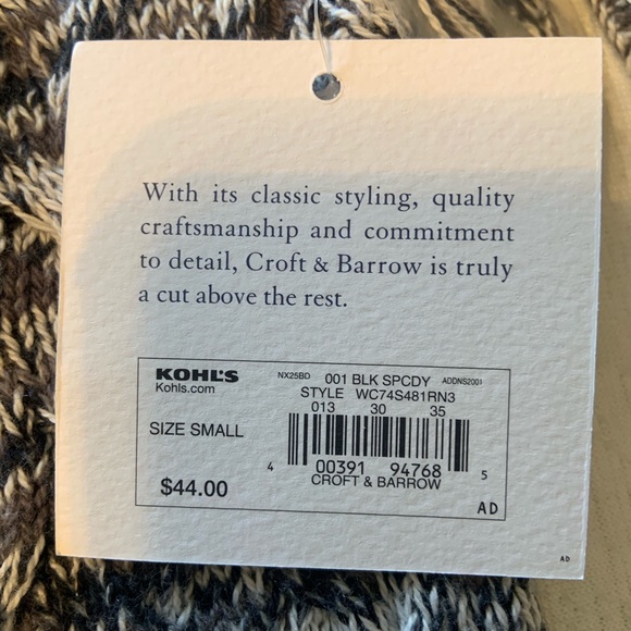 Croft & Barrow Sweater - Picture 3 of 3